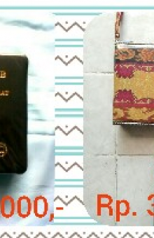 Alkitab & Kidung Jemaat Kecil + Sampul Alkitab Batik Etnik Lux Kecil