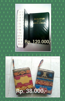 Alkitab & Kidung Jemaat Sedang + Sampul Alkitab Batik Etnik Lux Sedang